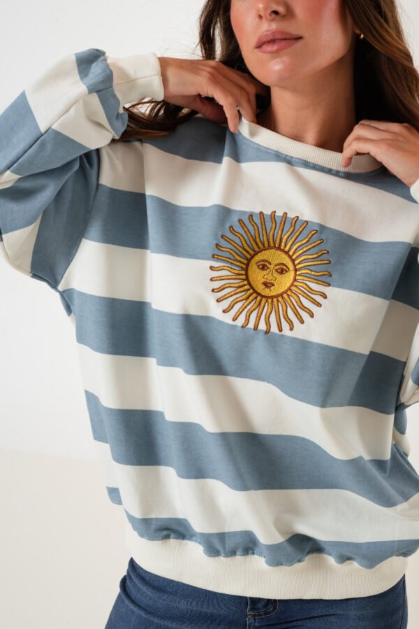 Buzo rayado sol