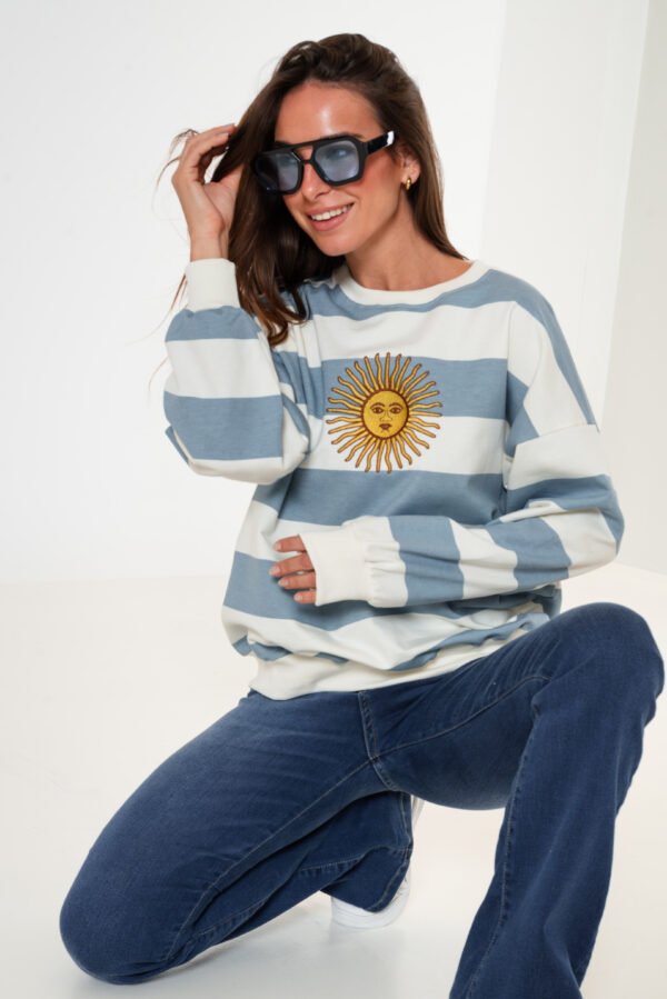 Buzo rayado sol